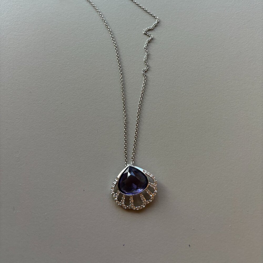 Swarovski Amethyst-hue Pendant Necklace